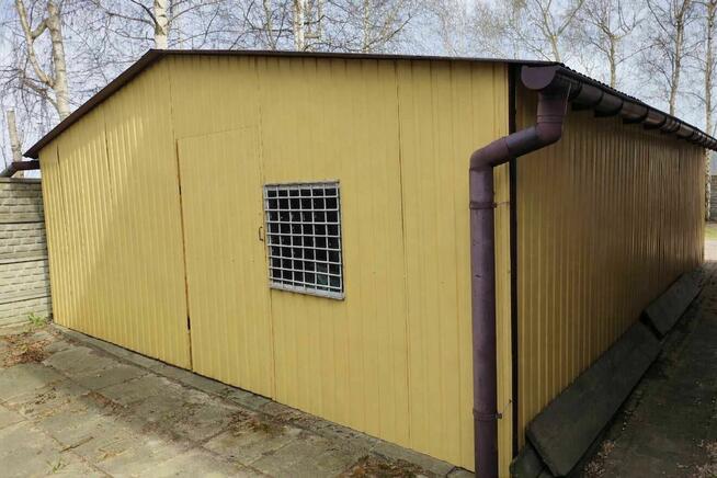 Garaż Blaszany DWUSTANOWISKOWY 5,91m x 7,55m 2 Bramy| Kielce