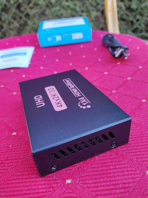 Rozdzielacz HDMI Rozgałęźnik splitter spliter adapter