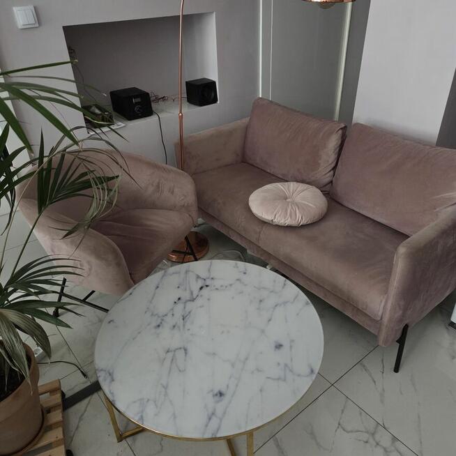 Styl i wygoda! Komplet : sofa, 3 fotele i 2 pufy