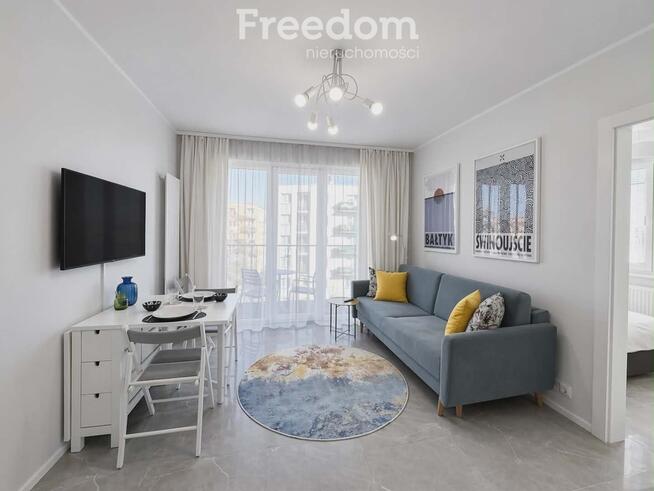 Apartament 2 pokoje Penelopa Silver – balkon