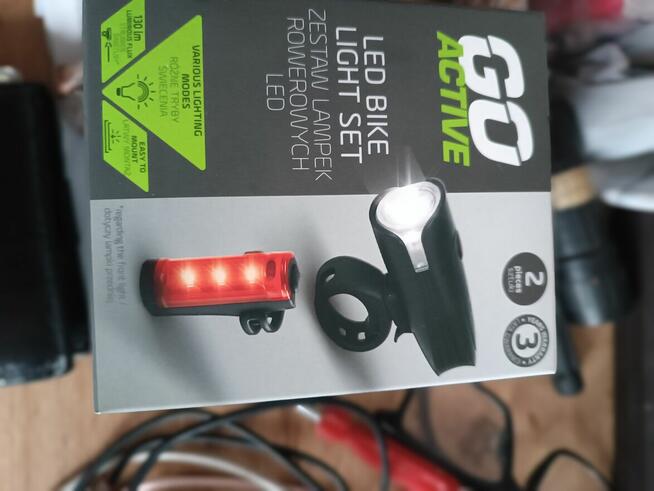 Lampki rowerowe 130 lm USB