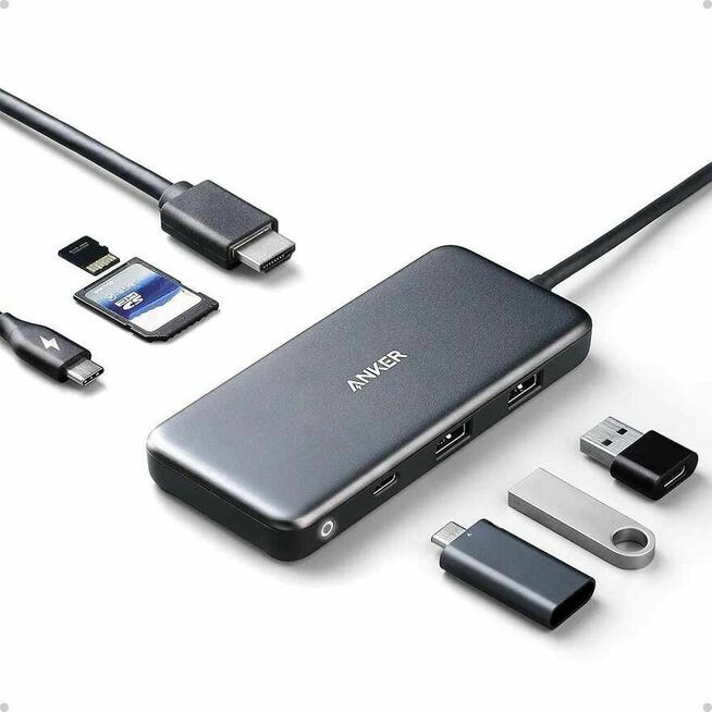 Hub USB 3.2 HDMI USBC rozdzielacz Rozgałęźnik Adapter splitt