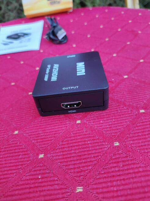 Adapter Przejściówka splitter HDMI Chinch RCA Konwerter