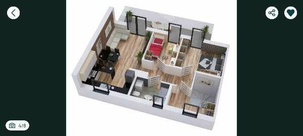 Bezczynszowy Apartament 3 Pokoje +Klima + Strych Parking