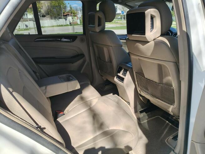 MERCEDES ML 350 BENZYNA BIAŁA PERŁA JASNE WNĘTRZE OKAZJA