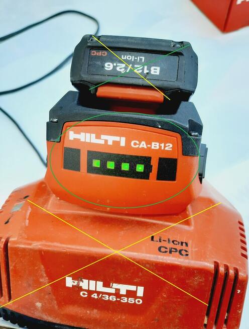 HILTI ŁADOWARKA PROSTOWNIK Adapter C4/12-50 do ładowarki 36V