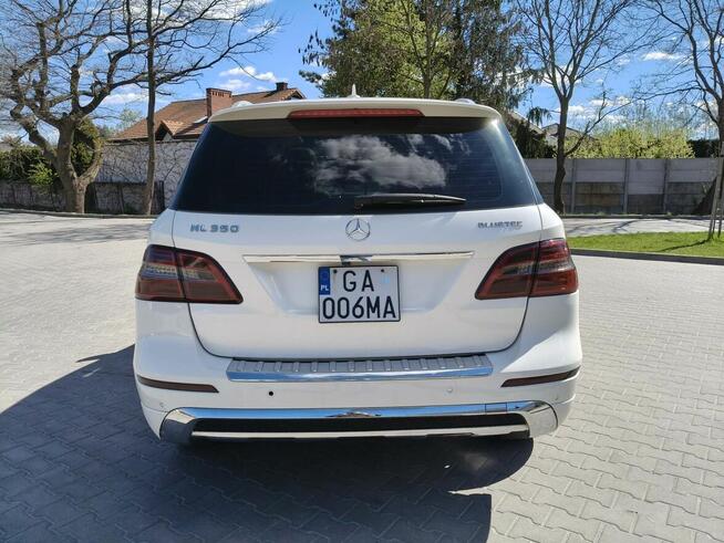 MERCEDES ML 350 BENZYNA BIAŁA PERŁA JASNE WNĘTRZE OKAZJA