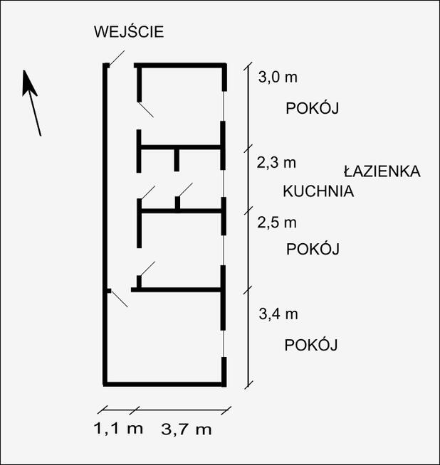 Pod inwestycję 3 pokoje, kuchnia Przy Politechnice