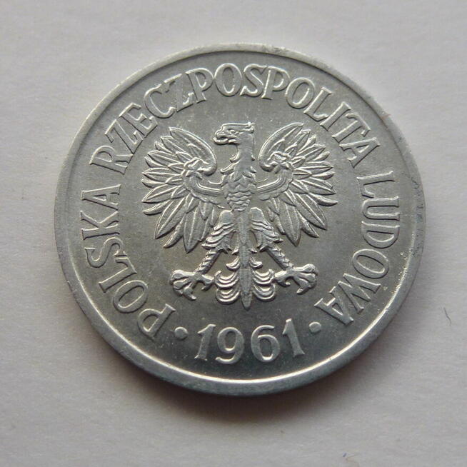 Moneta 10 groszy 1961 rok