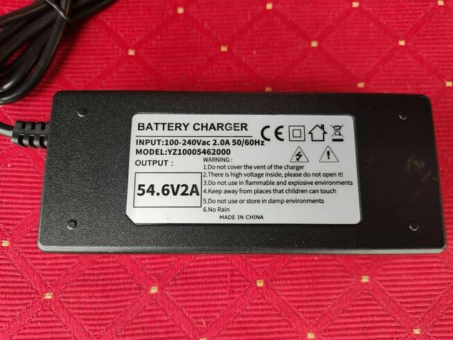 Ładowarka do roweru rowera elektrycznego Hulajnogi Zasilacz