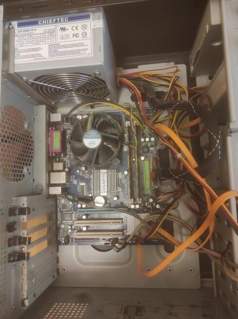 Komputer zestaw Core Q6600 4 rdzenie GA-G31M-S2L 4GB RAM