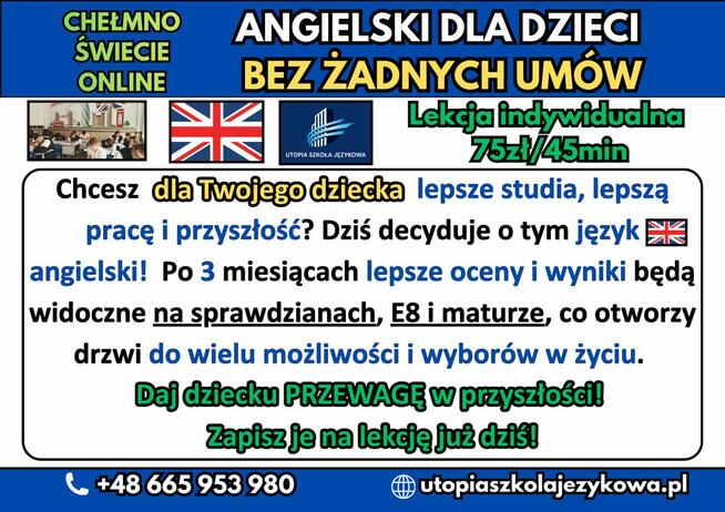 KOREPETYCJE Z ANGIELSKIEGO BEZ UMÓW