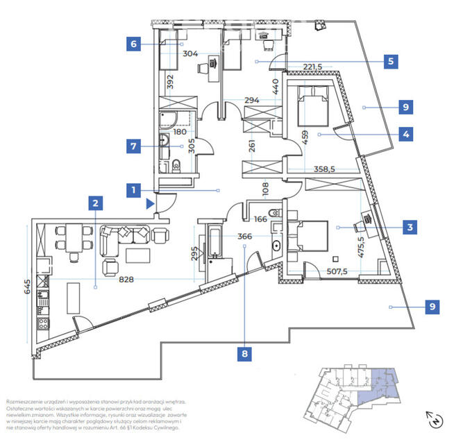 Penthouse klasy premium - przy j. Niegocin S W J M