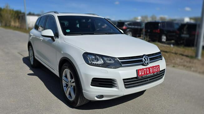 Volkswagen Touareg 4x4 ledy automat bixenon R-LINE biała perła
