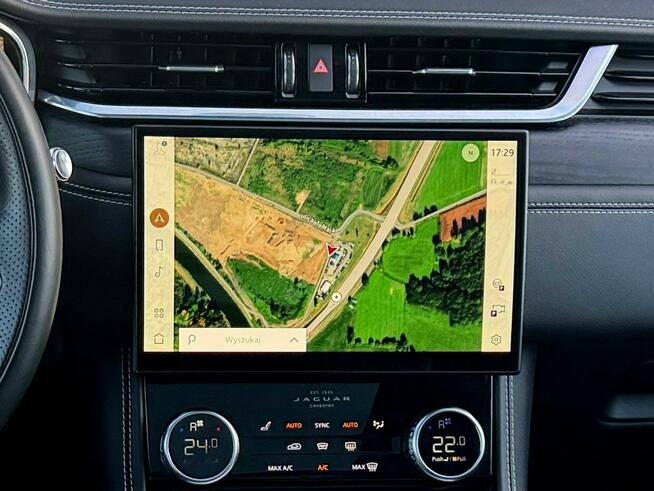 Jaguar F-PACE JEDYNY W PL 4x4 skóra el.fotele wentylacja acc FUL LED kamery 360 MAX