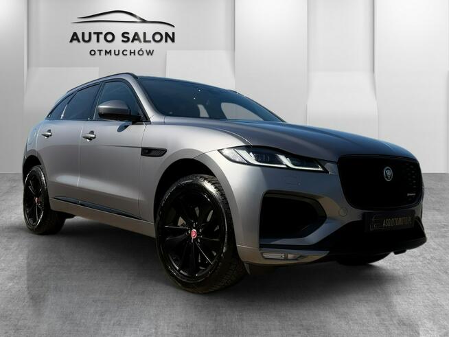 Jaguar F-PACE 4x4 skóra el.fotele WEBASTO acc FUL LED kamery 360 wentylacja MAX OP