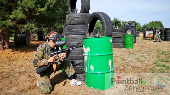 PAINTBALL Osieczna: imprezy, kawalerski, panieński, 100%