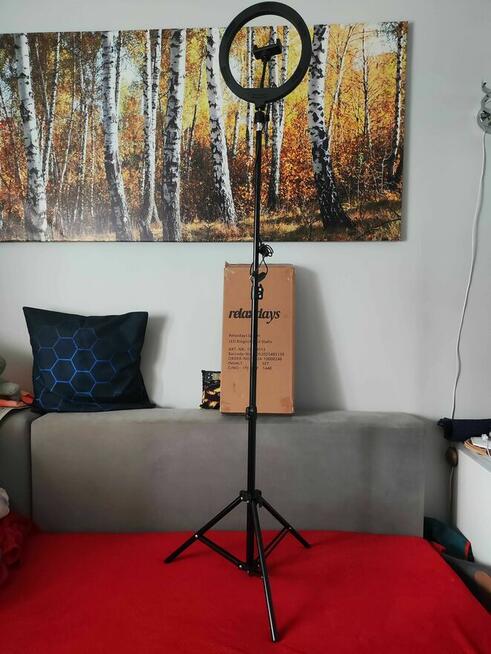 Lampa Pierścieniowa LED Kosmetyczna do Makijażu okrągła