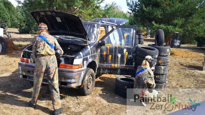PAINTBALL Osieczna: imprezy, kawalerski, panieński, 100%