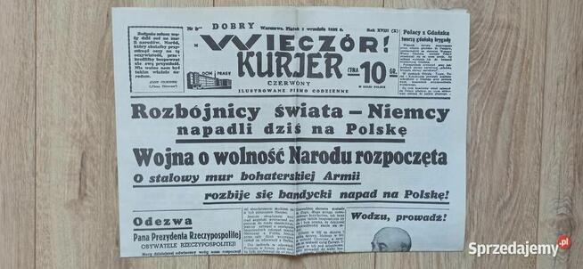 Gazety Wojenne nr 1 - stan idealny