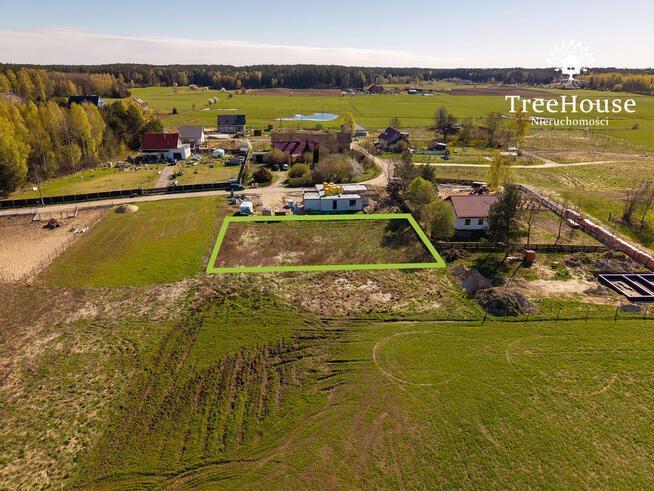 Ruszajny Barczewo – działka z WZ i mediami 1084 m2