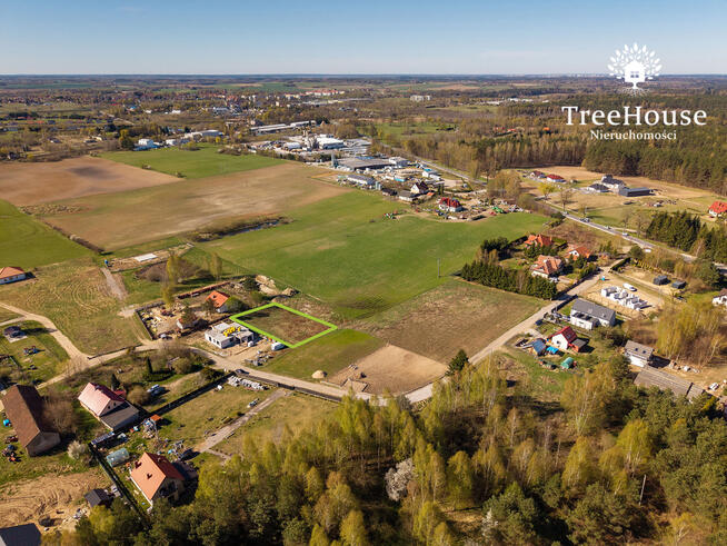 Ruszajny Barczewo – działka z WZ i mediami 1084 m2