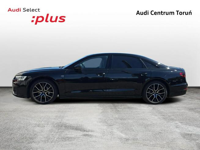 Audi A8 Lang_OśSkrętna_Masaże_Wentylacja_HeadUp_Panorama_B&O_Webasto_Dociągi_