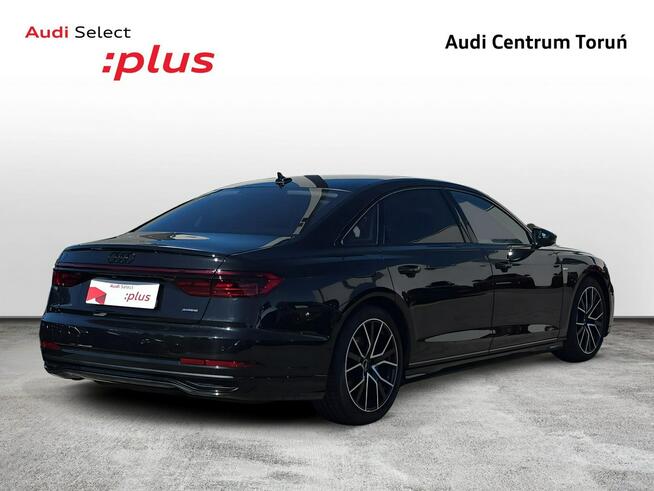 Audi A8 Lang_OśSkrętna_Masaże_Wentylacja_HeadUp_Panorama_B&O_Webasto_Dociągi_