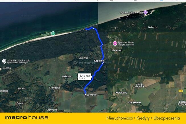 Działka rekreacyjno- budowlana ok 12 km od morza.