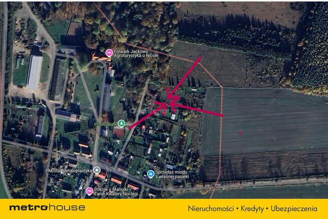 Działka rekreacyjno- budowlana ok 12 km od morza.