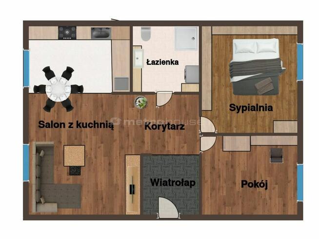 Apartament 62 m² + ogród POD KLUCZ Pod Sycowem