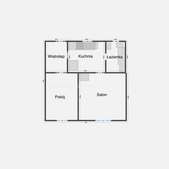 Słoneczny bliźniak na działce aż 1200 m²!