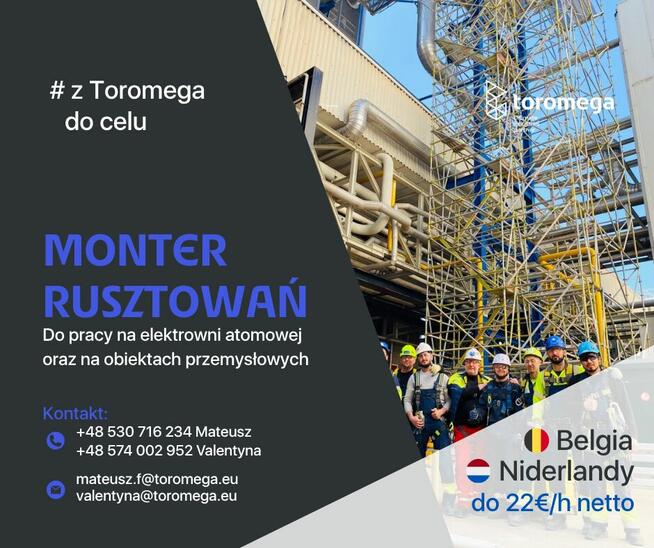 Monter rusztowań