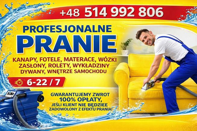 Pranie Materace Wózków Zasłon Rolet Tapicerki Skórzanej Sam