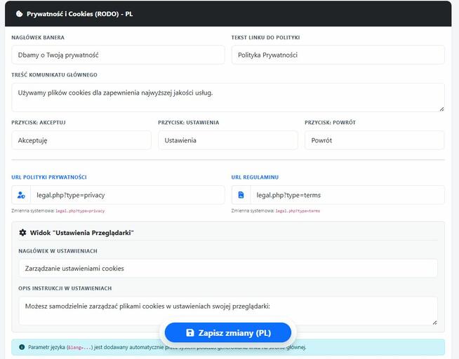 Szybki CMS | Landing Page | SEO | Zero baz danych !