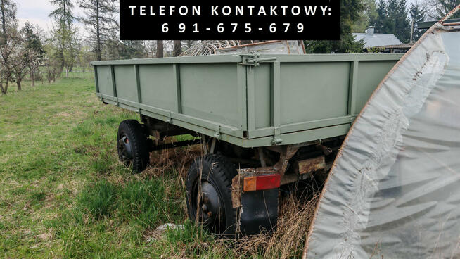 Przyczepa rolnicza wywrotka, zarejestrowana, sprawna
