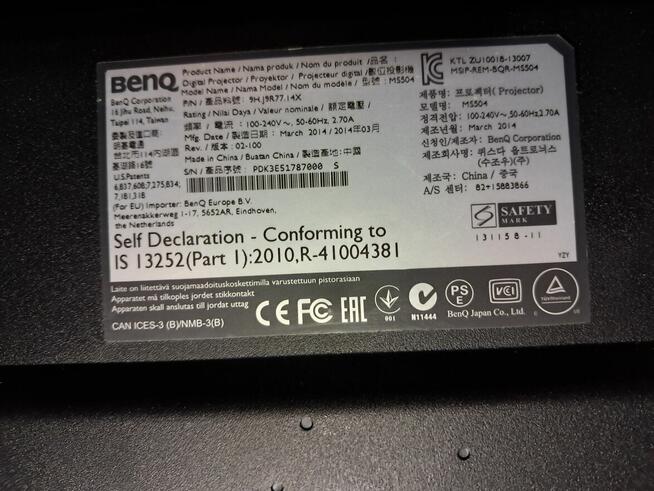 Syndyk sprzeda Projektor BENQ MS504