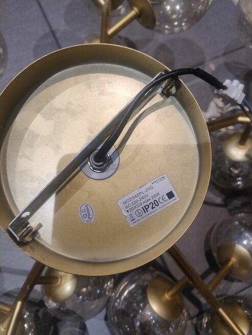 Lampa Maytoni MOD545PL-20G - Żyrandol natynkowy DALLAS