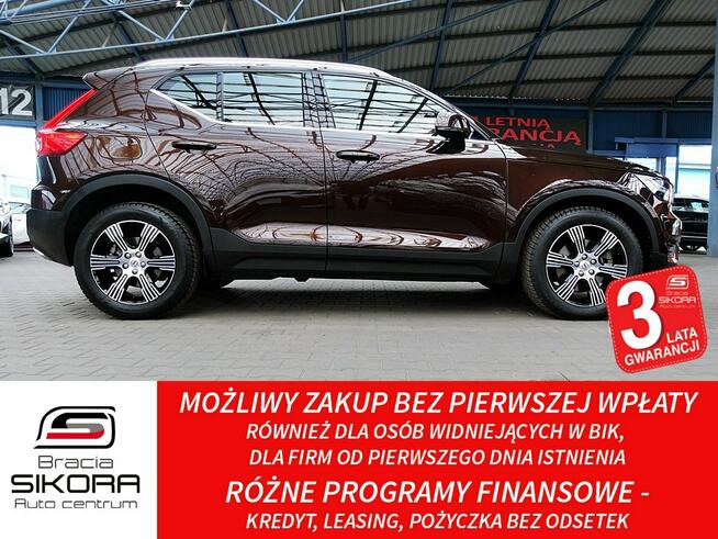 Volvo XC 40 INSCRIPTION 4x4 AUTOMAT Led+Skóra+Navi Gwarancja 1wł Kraj Bezwyp F23%