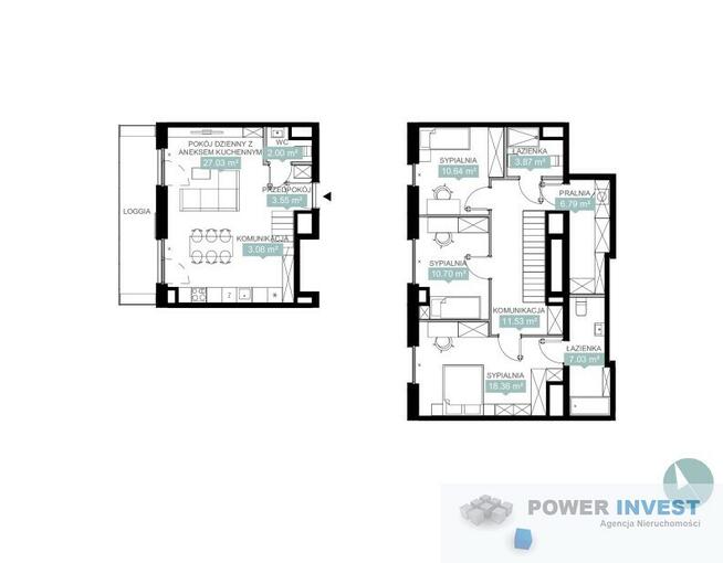 2 poziomowy apartament I 16 piętro I bez PCC