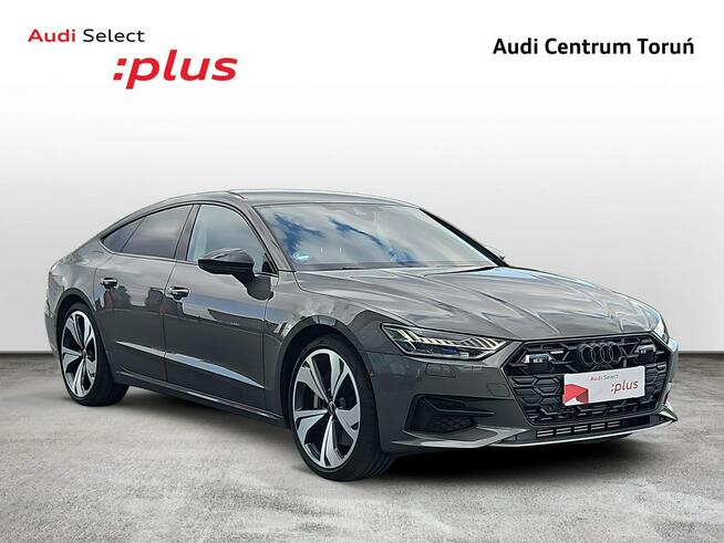 Audi A7 MatrixHD_Laser_SkrętnaOś_HeadUp_B&O_Alcantara_Webasto_Hak_Regul.Tłum.