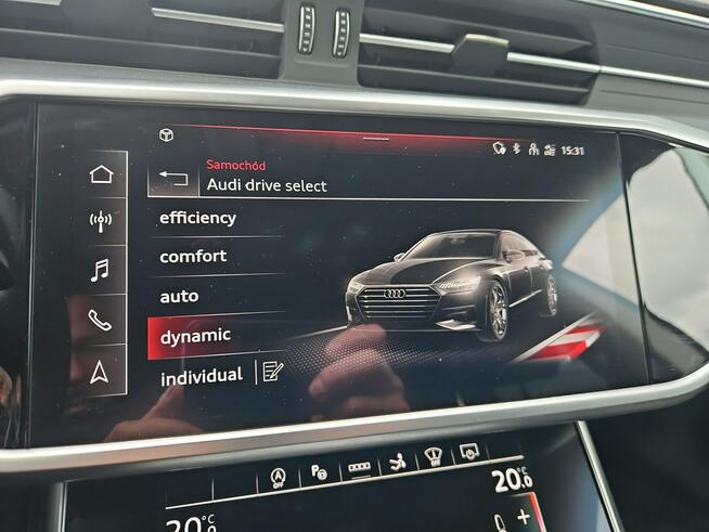 Audi A7 MatrixHD_Laser_SkrętnaOś_HeadUp_B&O_Alcantara_Webasto_Hak_Regul.Tłum.