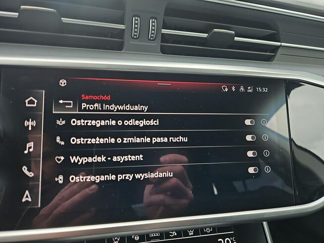 Audi A7 MatrixHD_Laser_SkrętnaOś_HeadUp_B&O_Alcantara_Webasto_Hak_Regul.Tłum.
