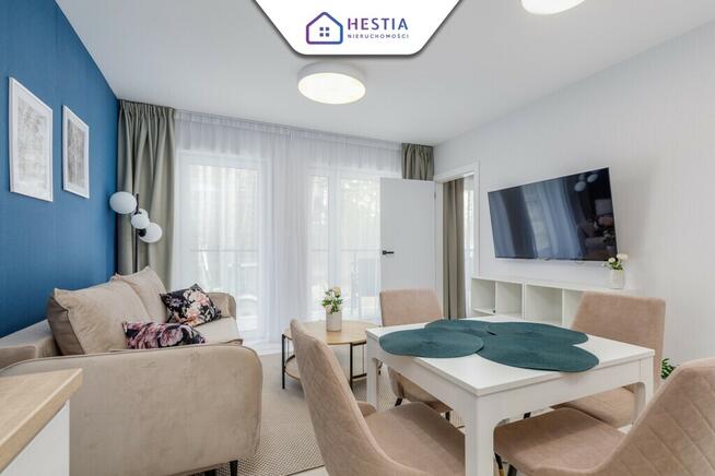 450m od plaży! Apartament z balkonem!