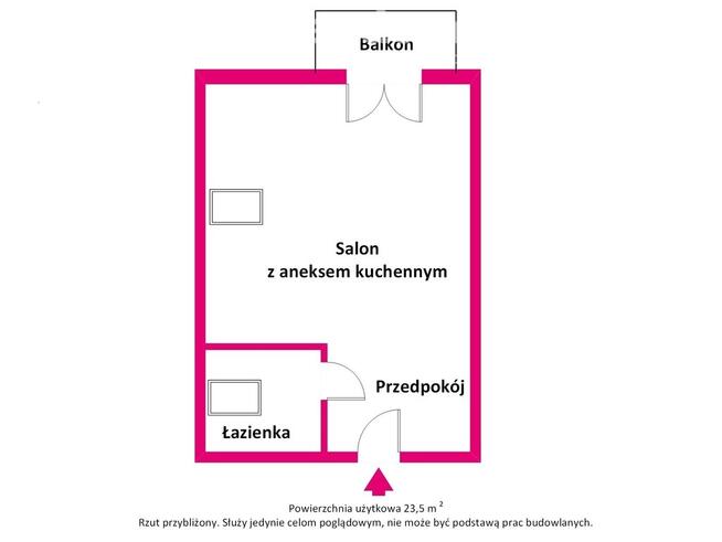 Kawalerka w Rokietnicy z dużym Balkonem