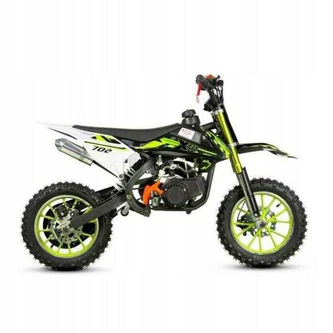 XTR Inny Mini Cross XTR 49cc 702 10 cali DUŻY Dwusuw 2T Manualny Start