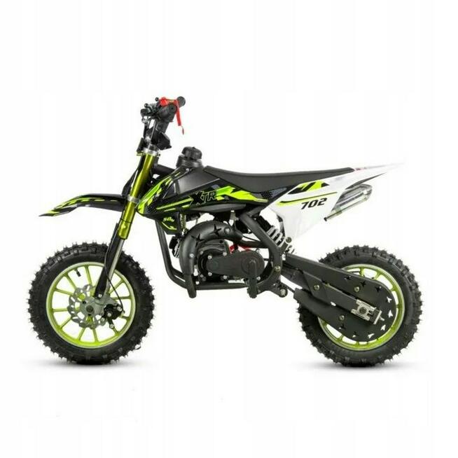 XTR Inny Mini Cross XTR 49cc 702 10 cali DUŻY Dwusuw 2T Manualny Start