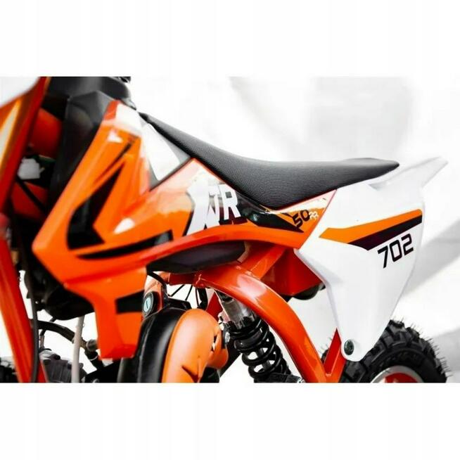 XTR Inny Mini Cross XTR 49cc 702 10 cali DUŻY Dwusuw 2T Manualny Start
