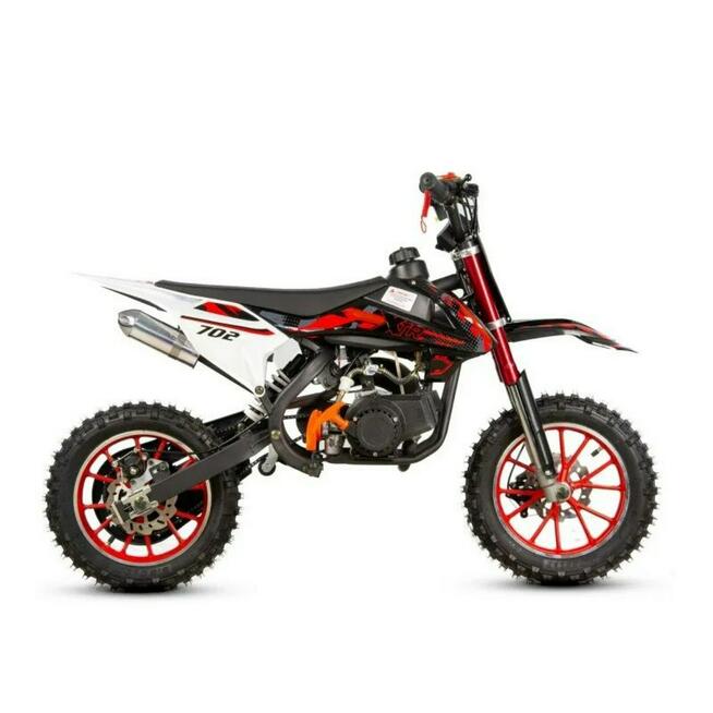 XTR Inny Mini Cross XTR 49cc 702 10 cali DUŻY Dwusuw 2T Elektryczny Start