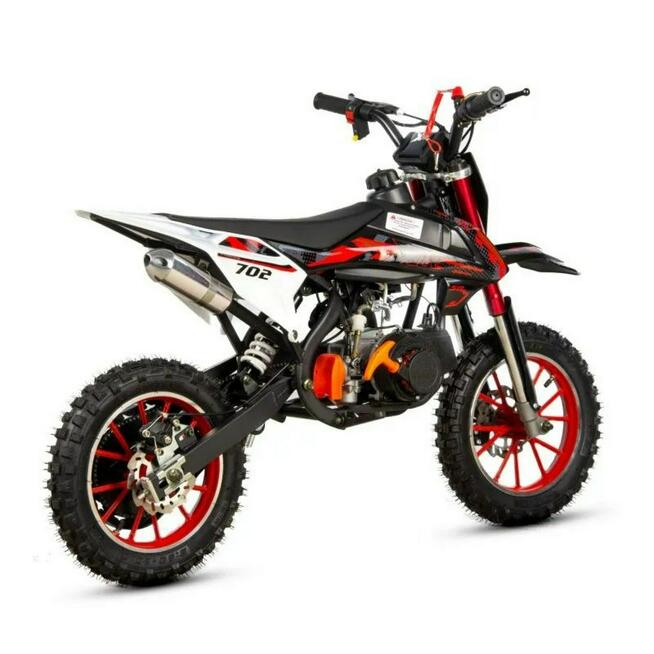 XTR Inny Mini Cross XTR 49cc 702 10 cali DUŻY Dwusuw 2T Elektryczny Start
